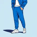 blue sweatpants image